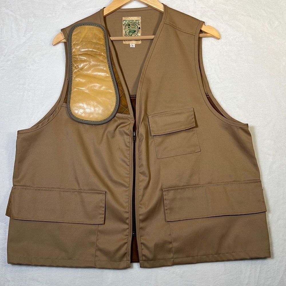SportFlite sportswear LA California Vintage hunting‎ vest mens- large